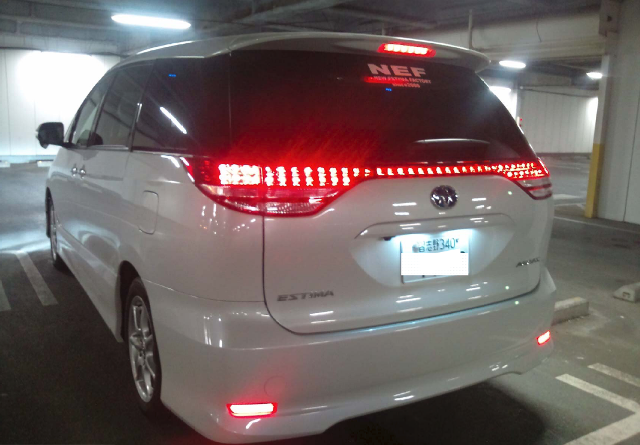 ガラスコーティング施工例　ホワイト