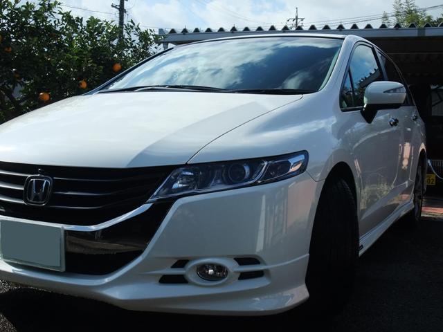 ガラスコーティング施工例　ホワイト