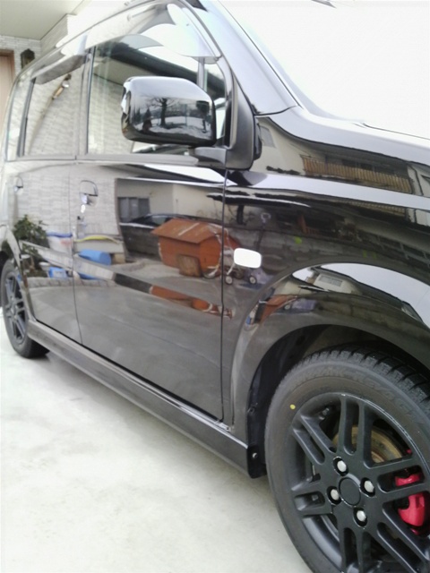 ガラスコーティング施工例　ブラック