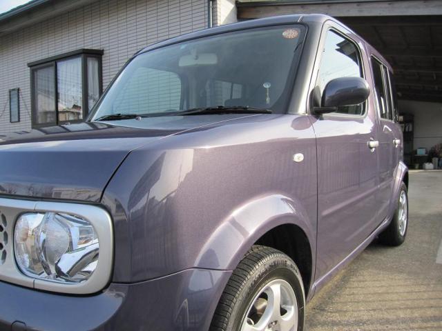 ガラスコーティング施工例　ニッサン　キューブ