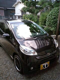 ガラスコーティング施工例　ダイハツ　ソニカ　ブラック