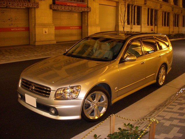 ガラスコーティング施工例　ステージアM３５　