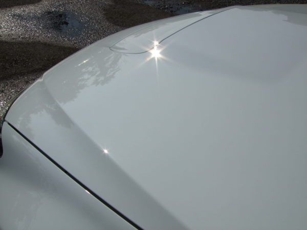 ガラスコーティング施工例　ホワイト