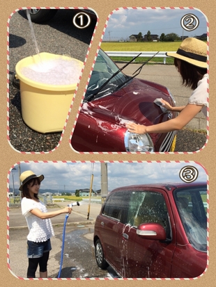 洗車女子の簡単洗車講座！シャンプー洗車からガラスコーティング「ゼウスα」を使ったコーティングの施工方法を図解説明
